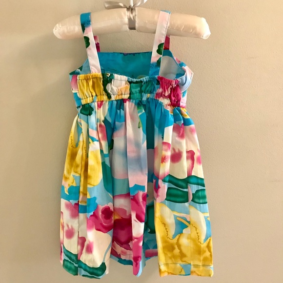 NWOT Watercolor unlined toddler dress - Picture 3 of 4